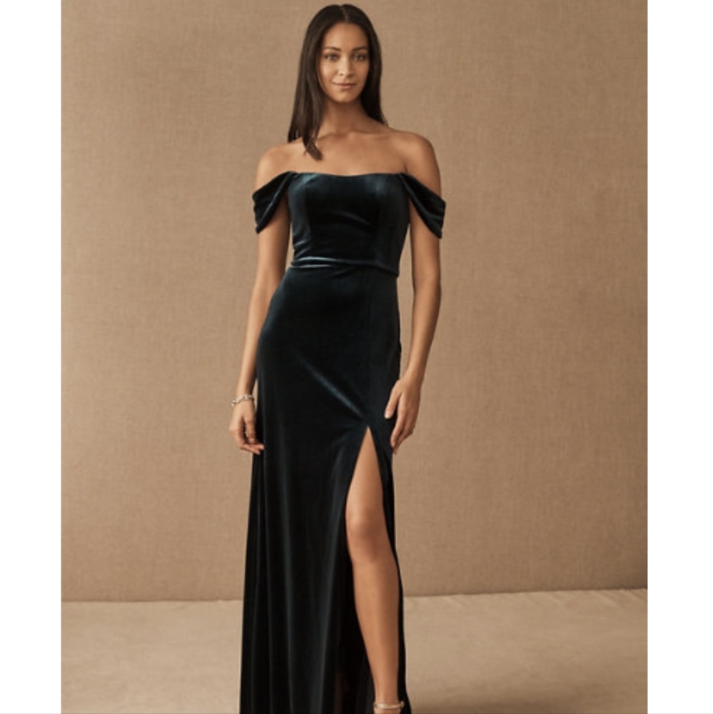 Jenny Yoo Issa Velvet Dress